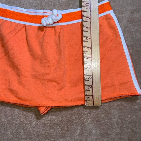 Vintage Swak Women Medium Orange‎ White Mini Sporty Tennis A-Line Skort (B) - Picture 4 of 7